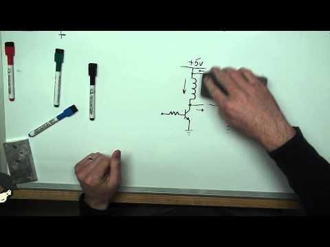 Driving inductive loads with a transistor
