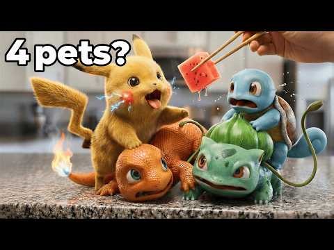 I Got Kanto Starters Pokémon In Real Life