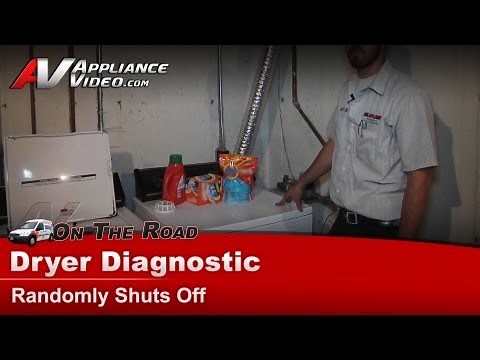 Whirlpool Dryer Repair - Randomly Shuts Off - Motor
