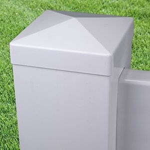 [Hot Item] Fentech 5 in. X 5 in. White PVC Flat Post Cap