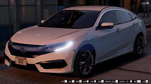 GTA 5 Honda Civic Sedan 2016 Mod - GTAinside.com