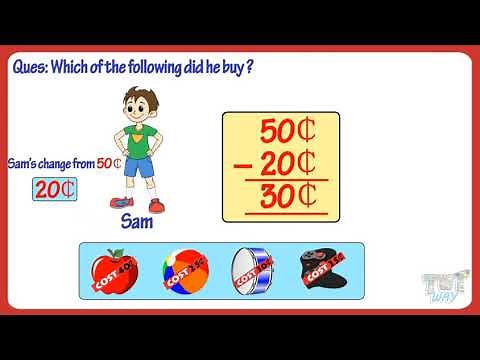 Adding Subtracting Money | Math | Grade-1,2 | Tutway |