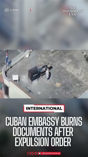 🔥🚨 VIRAL VIDEO SHOWS DOCUMENTS BURNED AT CUBAN EMBASSY IN ECUADOR | Diplomatic Crisis Escalates