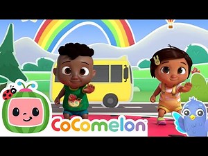 Dance to wheels on the bus 🚍 CoComelon 🚌 Nursery Rhymes for Kids