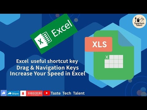 "Microsoft Excel Shortcuts | Drag & Navigation Keys | Increase Your Speed in Excel"