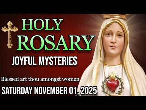 The Holy Rosar Today Saturday November 01 Joyful Mysteries🌹Rosary to the Virgin Mary