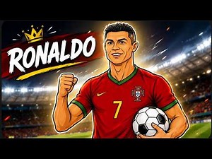 How to Draw Cristiano Ronaldo ⚽ Easy Drawing for Kids | Fifa Football Match 🎨