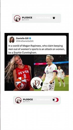 "In a World of Megan Rapinoes,Be a Sophie Cunningham"The Tweet That's Dividing the Internet💀#shorts