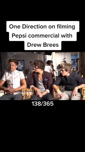 One Direction Pepsi Commercial with Drew Brees