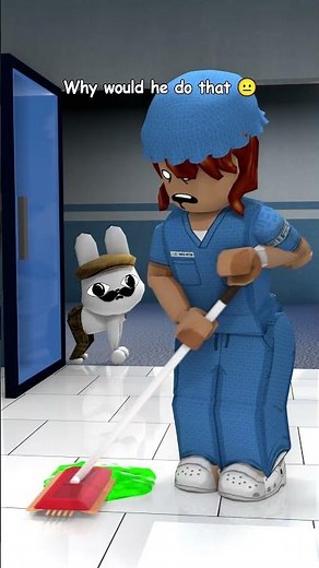 Barney acting silly 😭 #Roblox #AnimalHospital