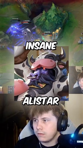Clinically insane🥀#leagueoflegends #leaguememes #alistar