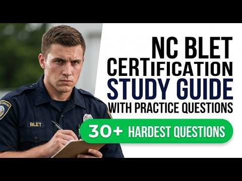 Mastering the 2026 NC BLET State Exam The Ultimate Study Guide and Practice Question Review