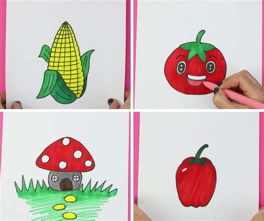 111K views · 410 reactions | 5 disegni per bambini facili e veloci!  | Creativo | Facebook