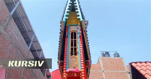 World’s narrowest house appears in Peru