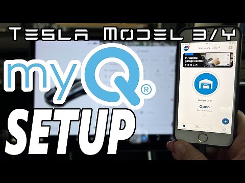 Tesla Model 3/Y - myQ Setup
