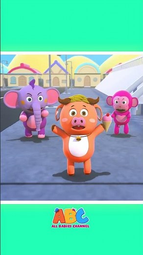 🎶Ice Cream on a Sunny Day, All We Need is Ice Cream!🍦☀️ #shorts #kidssongs