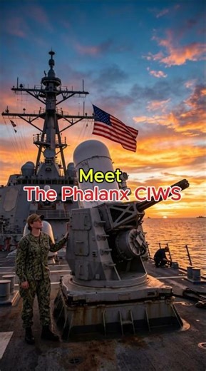 The Navy's R2-D2 Has a GATLING GUN! 🤖🚢 (Phalanx CIWS) #Shorts #USNavy