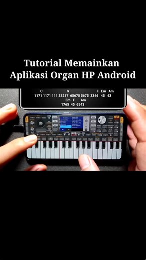 Belajar Bermain Orgen Tunggal di HP
