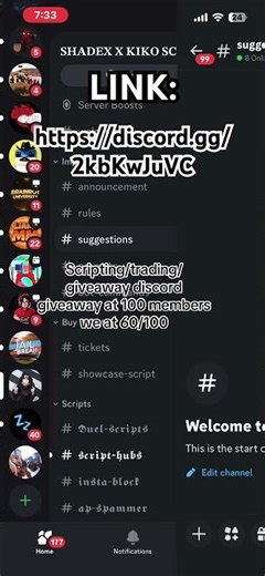 SCRIPTING DISCORD SERVER: https://discord.gg/2kbKwJuVC