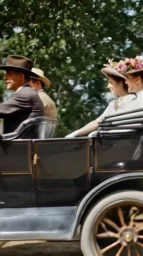 William & Fannie drive their new car 1920 #ancestry #genealogy #fordmodelt #1920s #familytree