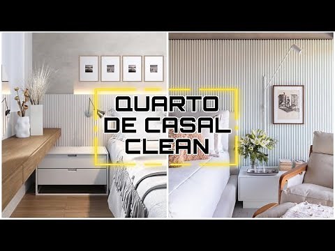 IDEIAS DE QUARTO DE CASAL CLEAN INCRÍVEIS PARA VOCÊ SE INSPIRAR PARA DECORAR O SEU