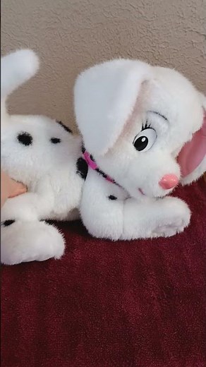 Vintage 2000 Disney 102 Dalmatians ODDBALL Animated Plush Dalmatian Puppy Dog