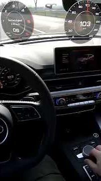 2019 Audi A5 40 TDI 190HP - Top Speed | #SHORTS