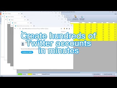 TweetAttacksPro New Tutorial 2021- Bulk Create Twitter Accounts