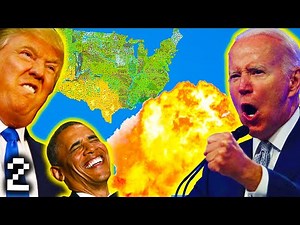 Trump & United States Presidents Simulate CIVIL WAR on WorldBox