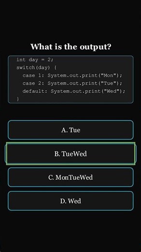 Master Switch Statement with this QUIZ! 🎓 #shorts