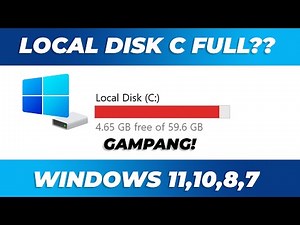 Cara Menambah Kapasitas Local Disk C Dengan Mudah! - Sebelum Update Windows 11