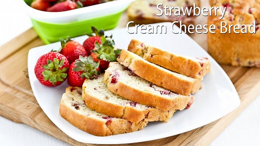 30K views · 59 reactions | This lovely Strawberry Cream Cheese Bread has a super moist and creamy texture. A must-bake when strawberries are in season! Get recipe --> https://www.rotinrice.com/strawberry-cream-cheese-bread/ | Roti n Rice | Facebook