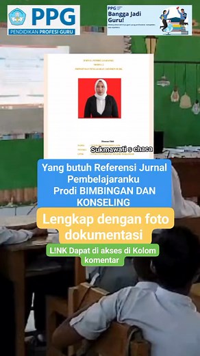 Yang butuh Referensi Jurnal PPG 2025 PRODI BIMBINGAN DAN KONSELING L!NK dapat di akses pada kolom komentar #PPG2025 #BimbinganKonseling #InfoGuru #infopendidikan #GuruAsn #GuruHonorer #KontenGuru #GuruKreator #LewatBeranda | Sukmawati S Chaca