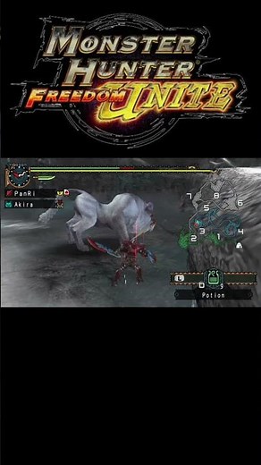 Urgent quest Blangonga #mhfu #monsterhunter #monsterhunterfreedomunite #rpg #gaming