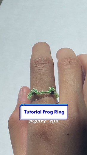 DIY Frog Ring Tutorial