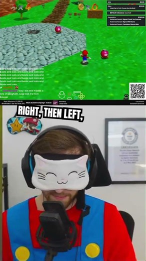 When Chat TTS brings the BEAT 🤣 #sm64 #gaming #speedrun