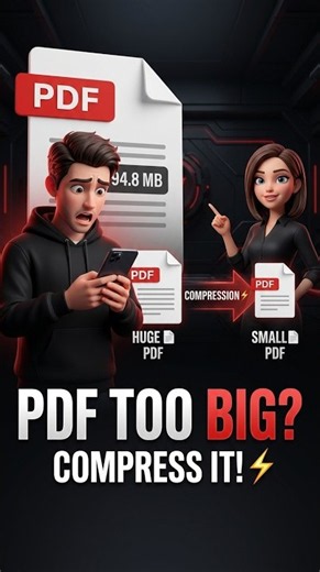 How to Compress PDF Online & Reduce PDF Size ⚡ | ToolBoxy PDF Compressor #Shorts