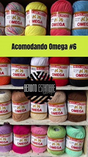 Acomodando Hilaza Omega #6 WhatsApp 5545545901 #benditoestambre #hilosomega #hilazas #hilazasdealgodon100 #algodon #tejido #tejidos #tejidocrochet #tejidoamano #knitting #bordado #colores #hechoamano #tejidosglam #amigurumis #crochet #crochetaddiction #amigurumiscrochet #merceria #merceriacreativa #merceriadelcentrocdmx