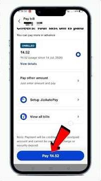 My Jio App Se Bill Pay Kaise Kare | Jio Bill Payment Online