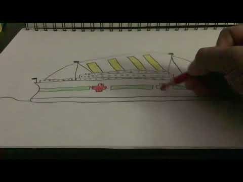 HMHS Britannic Drawing Timelapse