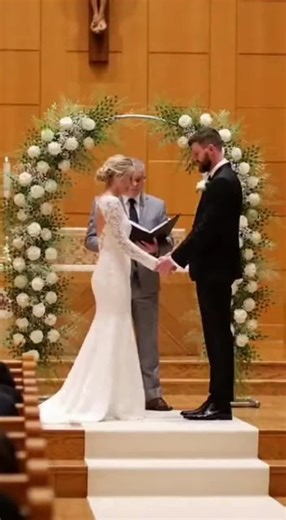 Bride's Dress Malfunction Causes Wedding Panic