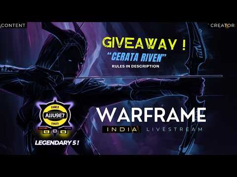 Giveaway! – Cerata Riven | 113% Cold + CD ! 👊 Legendary 5 AJJU9e7 | Warframe | India