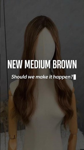 New Medium Brown Hair Topper Is Coming! | Do You Love This Shade? | UniWigs