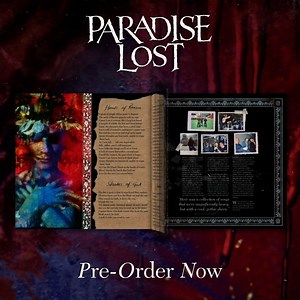 Here's a sneak peek of the deluxe CD and splatter vinyl editions! Complete with a 24 page artwork booklet including updated liner notes, memories from the band and exclusive never seen before content. Pre-order your copy now, for release on 4th December 2020: Exclusive CD t-shirt bundles: www.omerch.com/shop/paradiselost All formats: www.draconiantimes.co.uk | Paradise Lost