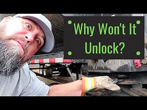 3 Tips on unlocking your 5th wheel.