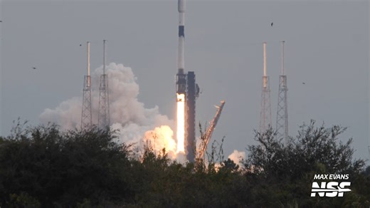 NASASpaceflight on Instagram: "January 14, 2026: SpaceX has launched the Starlink 6-98 mission aboard Falcon 9 B1085-13 from Space Launch Complex 40 (SLC-40) at the Cape Canaveral Space Force Station, sending 29 Starlink v2 Mini satellites into orbit. This mission broke the pad turnaround record from SLC-40 launching exactly 45 hours after the previous mission. A few minutes after launch, completing its mission, the booster returned to land on "A Shortfall of Gravitas" (ASOG), out in the Atlanti
