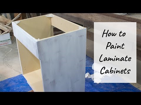 How to Paint Laminate Cabinets
