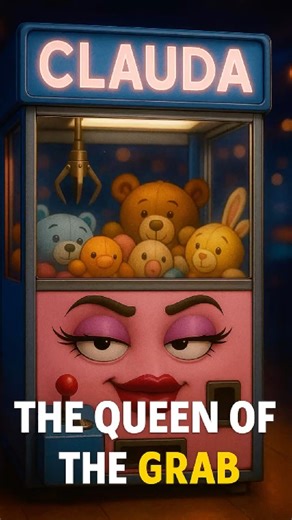 PLAYING HARD TO GET 🎟️ Meet Claudia the Claw Machine – #StuffSaidSo #PixarStyle #FunnyShorts