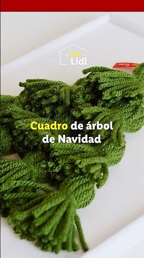 Cuadro del árbol de Navidad 🖼️🎄 #shorts