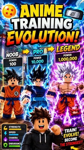 Roblox Anime Training Evolution 💀💀☠️🥷🥷🥶